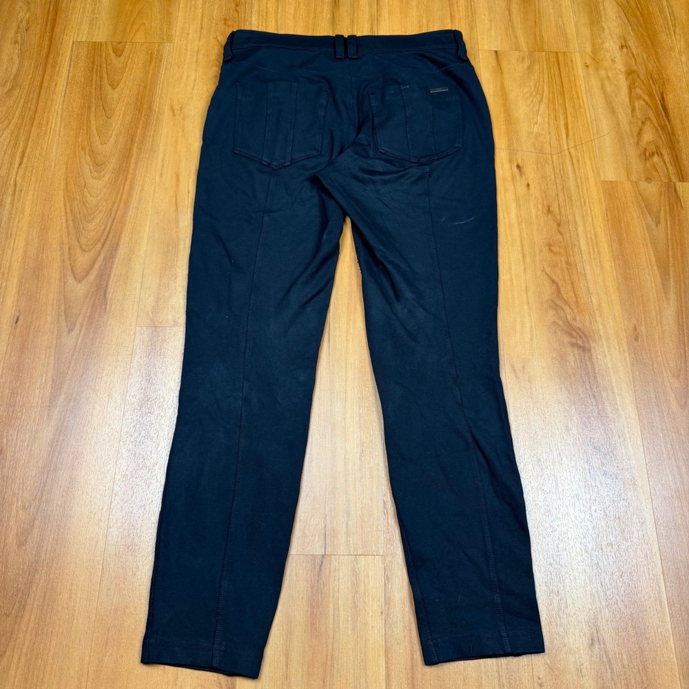Burberry Brit Westbourne Skinny Ankle Pants Black Stretch Trousers Women Medium - Picture 2 of 13